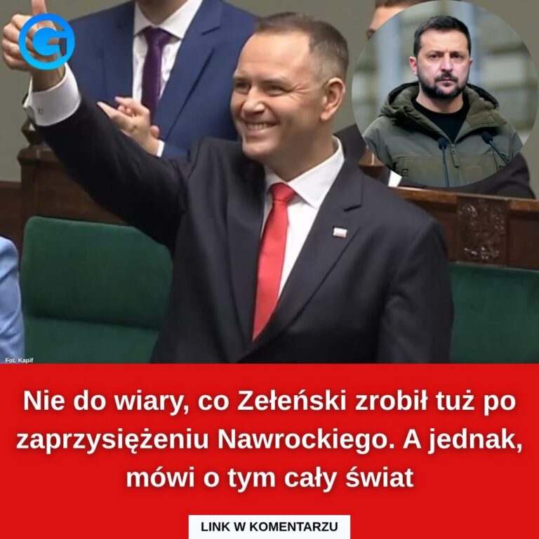 Zełeński zaregował na zaprzysiężenie Nawrockiego. Dodał wpis po polsku, dosadne słowa
