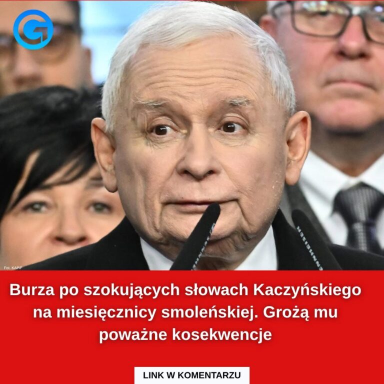 Burza po szokujących słowach Kaczyńskiego na miesięcznicy smoleńskiej. Grożą mu poważne kosekwencje