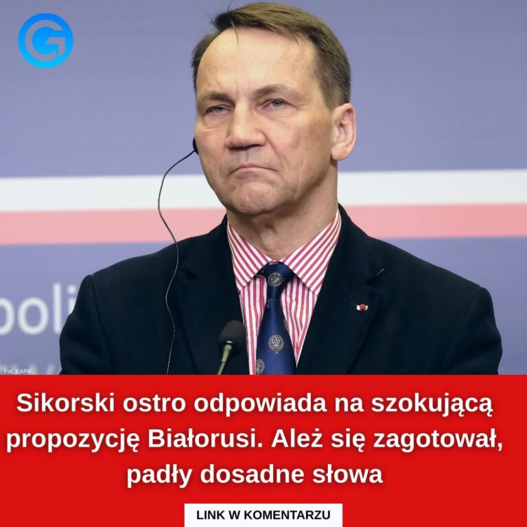 Sikorski ostro odpowiada na propozycję Białorusi. Ależ się zagotował, padły dosadne słowa