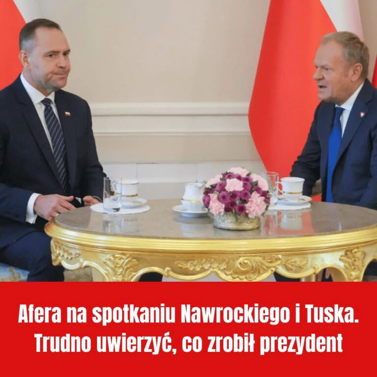Afera na spotkaniu Nawrockiego i Tuska. Trudno uwierzyć, co zrobił prezydent