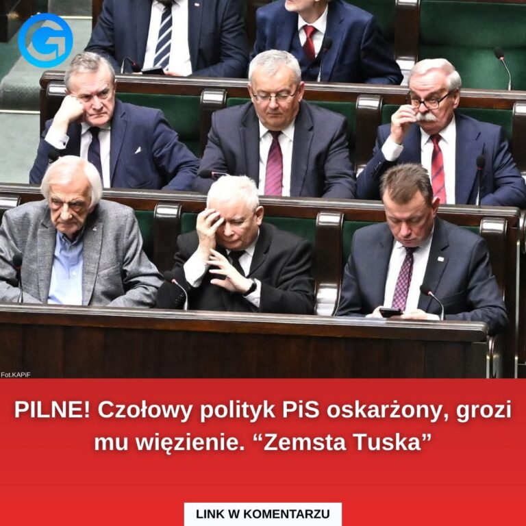 Czołowy polityk PiS oskarżony, grozi mu więzienie. “Zemsta Tuska”