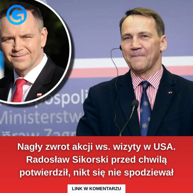 Sikorski jednak pojawi się w USA, jeszcze przed Nawrockim. Poznaliśmy cel wizyty