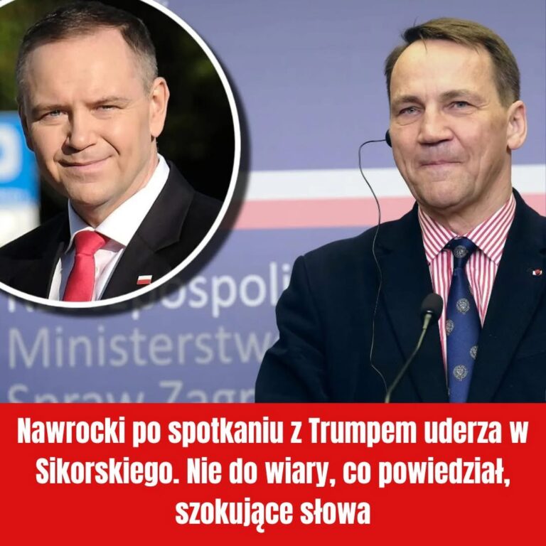 Nawrocki po spotkaniu z Trumpem uderza w Sikorskiego. “Uroiło się panu”