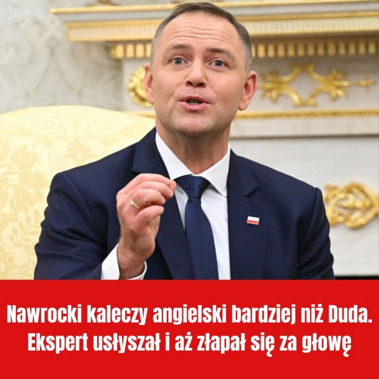 Nawrocki kaleczy angielski bardziej niż Duda. Ekspert nie ma wątpliwości