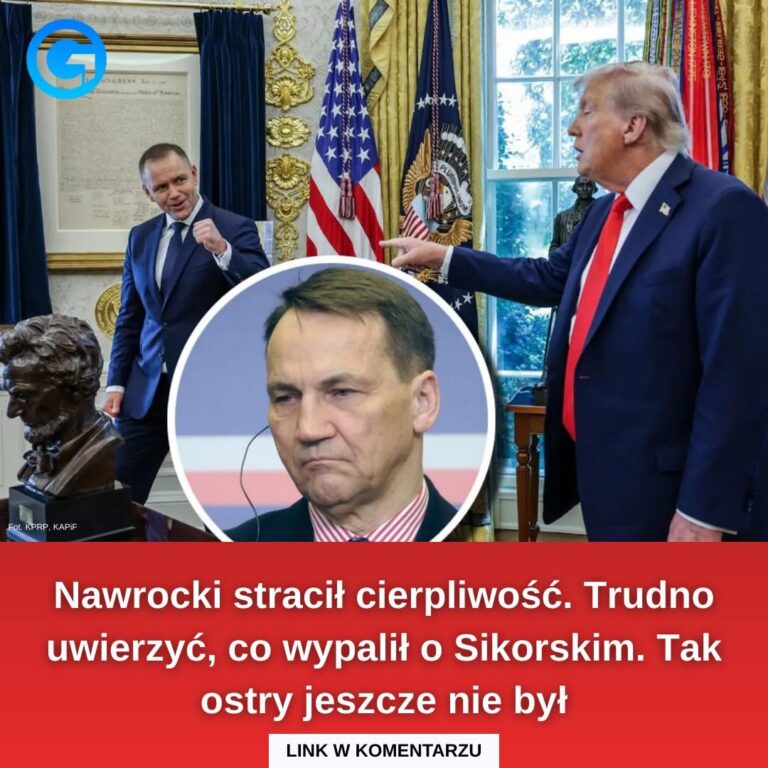 Nawrocki stracił cierpliwość. Zdumiewające, co wypalił o Sikorskim. Tak ostry jeszcze nie był