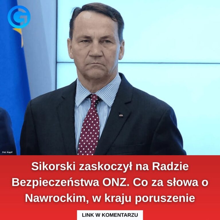 Sikorski zaskoczył przed Radą Bezpieczeństwa ONZ. “Mam nadzieję, że Nawrocki przekona Trumpa”