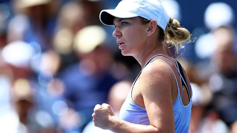 „Simona Halep revine în tenis după o lungă suspendare.”