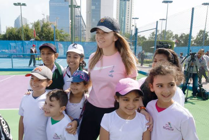 Simona Halep w domu dziecka