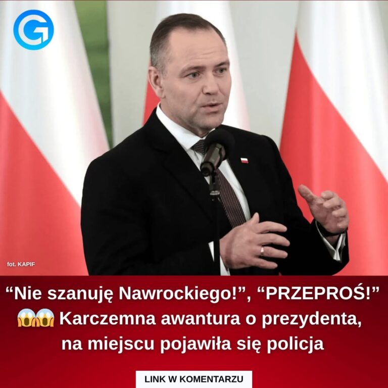 Wielka awantura o Karola Nawrockiego. “Przeproś prezydenta!”, na miejscu policja