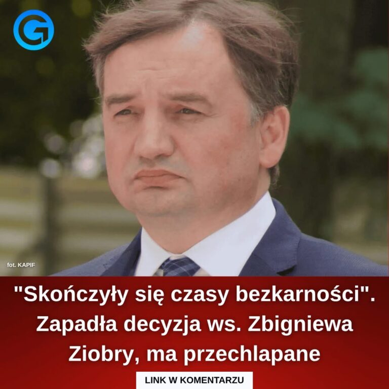 “Skończyły się czasy bezkarności”. Zapadła decyzja ws. Zbigniewa Ziobry