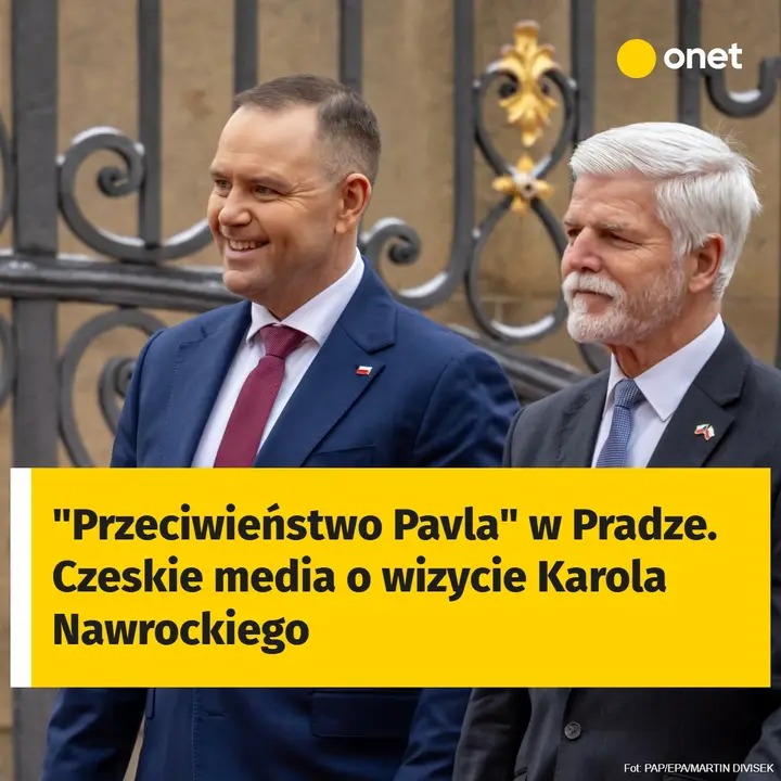 Przeciwieństwo Pavla” w Pradze. Czeskie media o wizycie Karola Nawrockiego