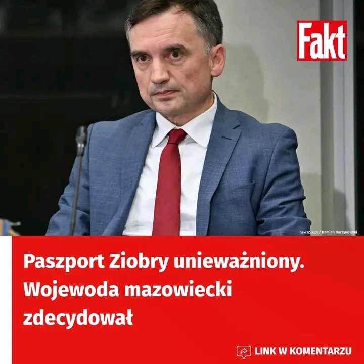Decyzja wojewody mazowieckiego wywołała falę spekulacji. Co oznacza unieważnienie paszportu dla byłego ministra sprawiedliwości?