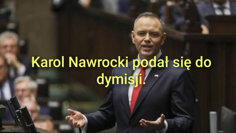 Kontrowersje zmuszają polskiego lidera do rezygnacji – kraj pogrążony w niepewności