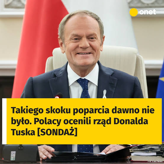 Takiego skoku poparcia dawno nie było. Polacy ocenili rząd Donalda Tuska [SONDAŻ]