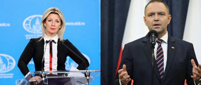 Szok i niedowierzanie. Tak Maria Zacharowa rzekomo publicznie upokorzyła Karola Nawrockiego