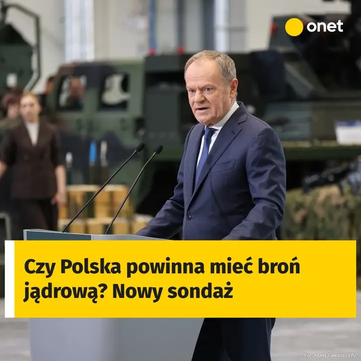 Donald Tusk: Polska musi zdobyć broń nuklearną dla bezpieczeństwa