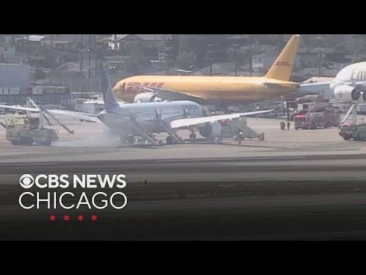 United flight to New Jersey returns to LAX due to engine issue; plane evacuated