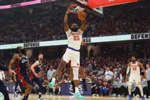 Injuries have dogged Robinson throughout his career. He played in just 31 games during the 2023-24 season and only 17 games during the 2024-25 season due to an ankle injury. Robinson was available for the playoffs last season and played a big part in New York’s first Eastern Conference finals appearance in 25 years with his offensive rebounding and defense.

This season, Robinson played 60 games for the first time since the 2021-22 campaign. The Knicks had Robinson on an injury management plan, which included not using him in back-to-back games, with the hope that he would be fresh for the playoffs.

While Robinson has only missed one game this postseason, his minutes have declined, largely due to his issues at the free-throw line. He’s making just 30.2 percent of his shots from the charity stripe, and teams are intentionally fouling him to try and disrupt New York’s high-powered offense.

Second-year big man Ariel Hukporti, who logged just 498 minutes during the regular season, is New York’s third-string center.