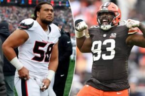 The New York Giants signed veteran defensive tackles Shelby Harris and Leki Fotu to strengthen their defense.