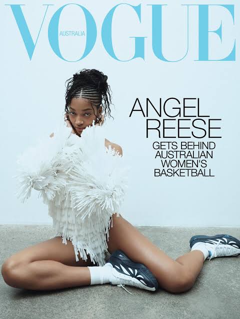 Angel Reese breaks the internet with Vogue Australia cover” — Reese is also making waves in fashion and branding with major magazine features and her Reebok signature shoe. �