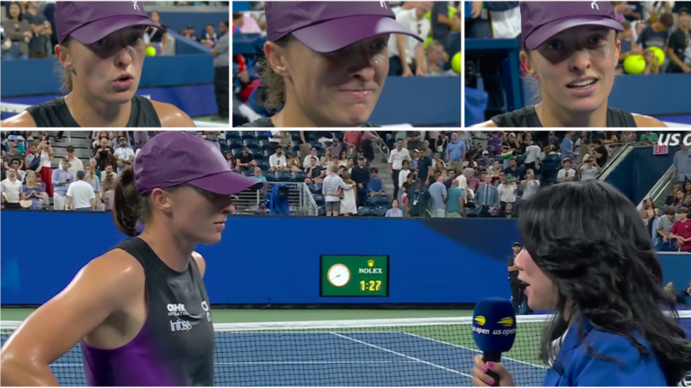 „Od początku czułam się naprawdę dobrze”: Iga Świątek pokonuje Wang Xiyu na US Open