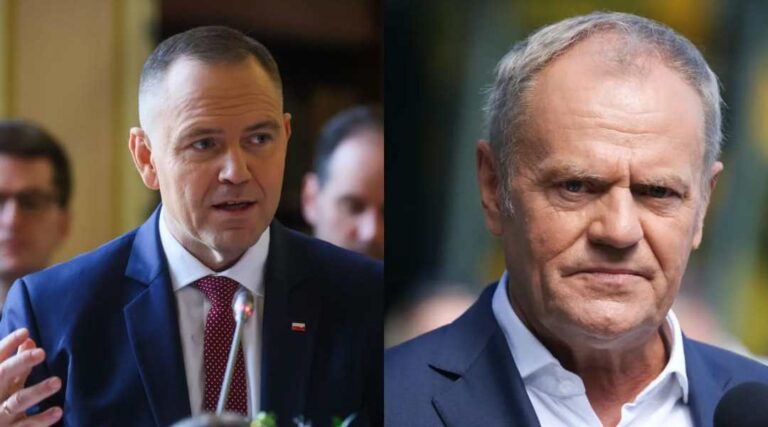 WYBUCHOWE: Tusk uwalnia nuklearne dowody łączące prezydenta Nawrockiego z imperium kryptowalut rosyjskiej mafii — pełny skandal detonuje