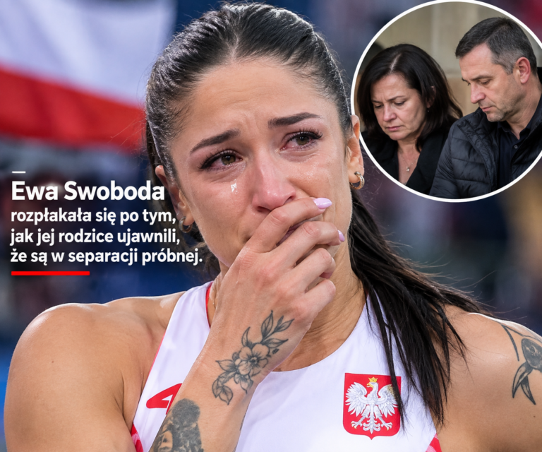 Ewa Swoboda rozpłakała się po tym, jak jej rodzice ujawnili, że są w separacji próbnej